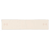 Elegant Terracotta Script Wedding Table Runner Korte Tafelloper (Horizontaal)