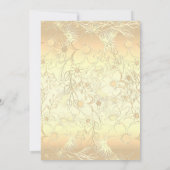 Elegant Terracotta Wedding Invitation Kaart (Achterkant)