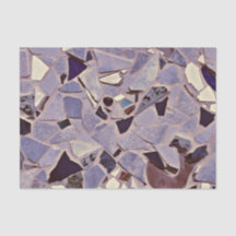 Elegant Terrazzo Paarse Mosaic Pattern Design