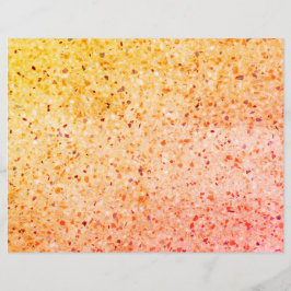 Elegant Terrazzo Retro Oranje Textielpatroon