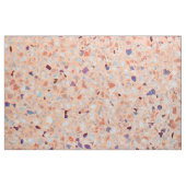 Elegant Terrazzo Retro Pink Paars White Pattern Stof (Fat Quarter)