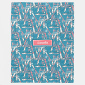 Elegant terug naar school fleece met aangepaste na (Voorkant)