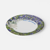 Elegant Texas Bluebonnet Wildflower Paper Bord (Gekanteld)