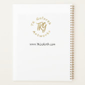 Elegant Texas Bluebonnets Blauw Bloemen Modern Planner (Achterkant)