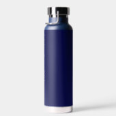 Elegant Text, Monogram and Gold Laurel Wreate Waterfles (Rechts)