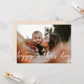 Elegant Text Photo Kaart (Voorkant / Achterkant in situ)