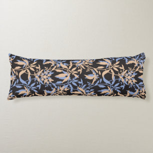 Elegant textielontwerp met ingewikkelde bloemen lichaamskussen