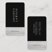 Elegant Texture Accent Visitekaartje (Voorkant / Achterkant)