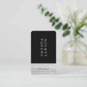 Elegant Texture Accent Visitekaartje (Staand voorkant)