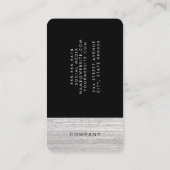 Elegant Texture Accent Visitekaartje (Achterkant)