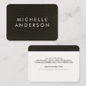 Elegant Texture (Appointment Card) Afsprakenkaartje (Voorkant / Achterkant)