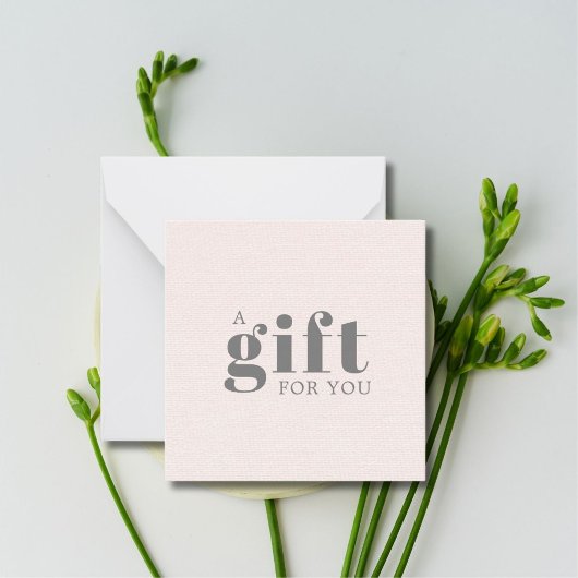 Elegant Texture Roos Beauty Salon Notitiekaartje