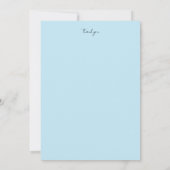 Elegant Thank You Card Bedankkaart (Achterkant)