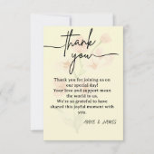 Elegant Thank You Card Bedankkaart (Voorkant)