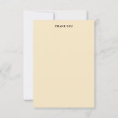 Elegant Thank You Card Bedankkaart (Achterkant)