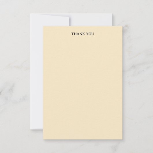 Elegant Thank You Card Bedankkaart (Achterkant)