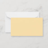 Elegant Thank you Card for Wedding Guests Notitiekaartje (Achterkant)