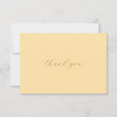 Elegant Thank You Card – Handcrafted Letterpress  Bedankkaart (Voorkant)