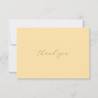 Elegant Thank You Card – Handcrafted Letterpress  Bedankkaart