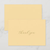 Elegant Thank You Card – Handcrafted Letterpress  Bedankkaart (Voorkant / Achterkant)