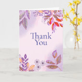 Elegant Thank You Card Kaart (Gele Bloem)