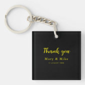 Elegant Thank You Keychain for Any Occasion (voorkant)