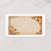 Elegant Thanksgiving Day Enclosure Card  Informatiekaartje (Achterkant)