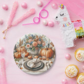 Elegant Thanksgiving Diner Papier Bord (Feest)