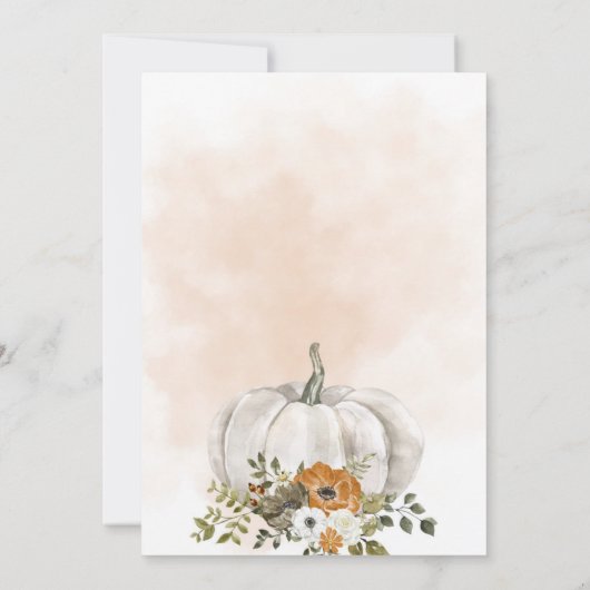 Elegant Thanksgiving Dinner Kaart (Achterkant)