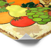Elegant Thanksgiving gemengde Media DECOR Poster (Hoek)