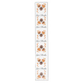 Elegant Thanksgiving "Give Thanks" Table Runner Lange Tafelloper (Voorkant)