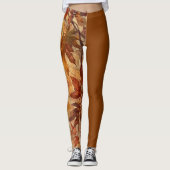 Elegant,Thanksgiving, Herfstbladeren,Rustiek, Leggings (Voorkant)