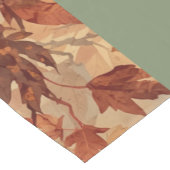 Elegant,Thanksgiving, Herfstbladeren,Rustiek Medium Tafelloper (Hoek)
