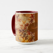 Elegant,Thanksgiving, Herfstbladeren,Rustiek Mok (Voorkant links)