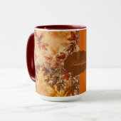 Elegant,Thanksgiving, Herfstbladeren,Rustiek Mok (Voorkant links)