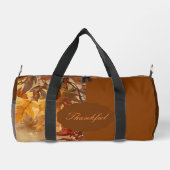 Elegant,Thanksgiving, Herfstbladeren,Rustiek Plunjezak (Achterkant)
