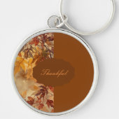 Elegant,Thanksgiving, Herfstbladeren,Rustiek Sleutelhanger (Voorkant)