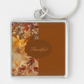 Elegant,Thanksgiving, Herfstbladeren,Rustiek Sleutelhanger (Voorkant)