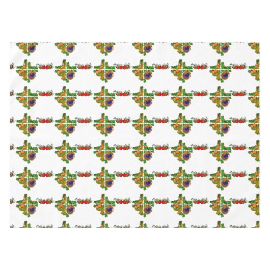 ELEGANT THANKSGIVING tablecloth Tafelkleed (Voorkant (Horizontaal))