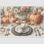 Elegant  Thanksgiving tissuepapier (Voorkant)