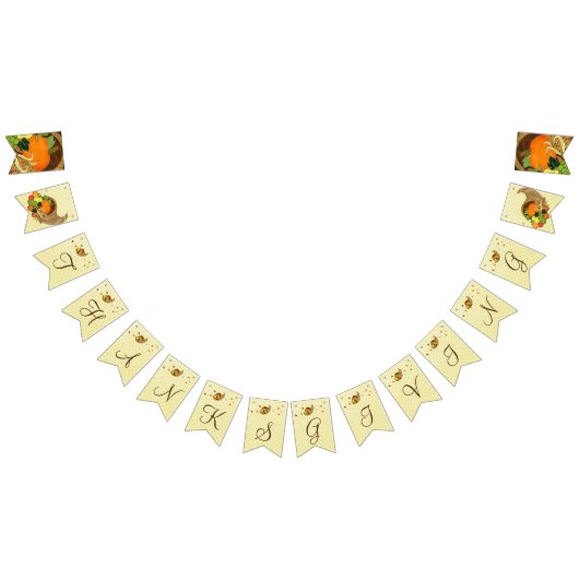 Elegant Thanksgiving Vlaggetjes (Alle)
