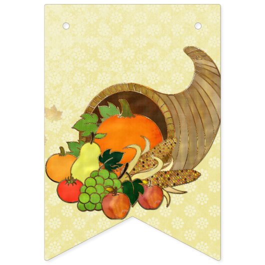 Elegant Thanksgiving Vlaggetjes (Tweede vlag)