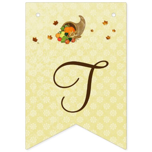 Elegant Thanksgiving Vlaggetjes (Derde vlag)