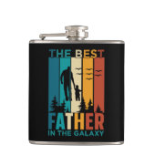 Elegant The Best Father in the Galaxy Heupfles (Voorkant)