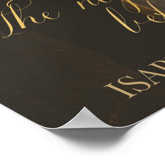 Elegant The Night Before Rehearsal Dinner Poster (Hoek)