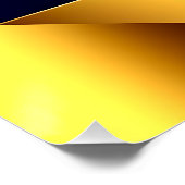 Elegant Think Big Gold Perfect Poster (Hoek)