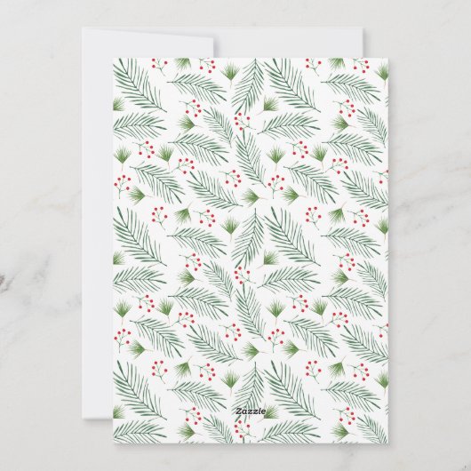 Elegant Thrill of Hope Announce Zwangerschap Foto Feestdagenkaart (Achterkant)