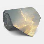 Elegant thunderstorm Necktie / Elegante Krawatte Stropdas (Opgerold)