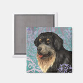 Elegant Tibetan Mastiff Magnet (Voorkant / Achterkant)