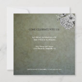 Elegant Tiger Botanical Floral Surprise Birthday Kaart (Achterkant)